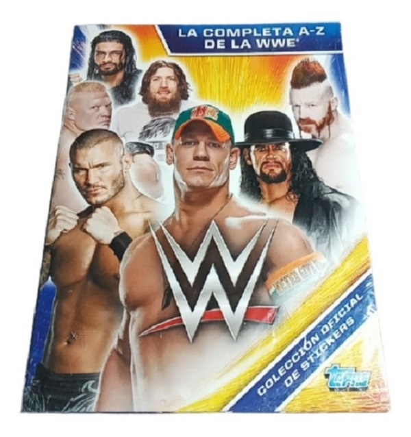 Album + 50 sobres de WWE La completa A-Z - Topps