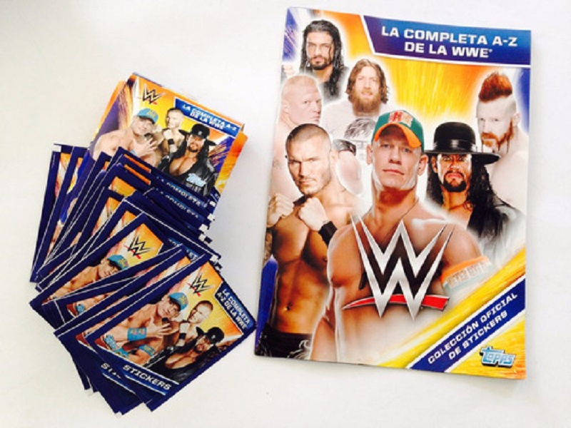 Album + 50 sobres de WWE La completa A-Z - Topps
