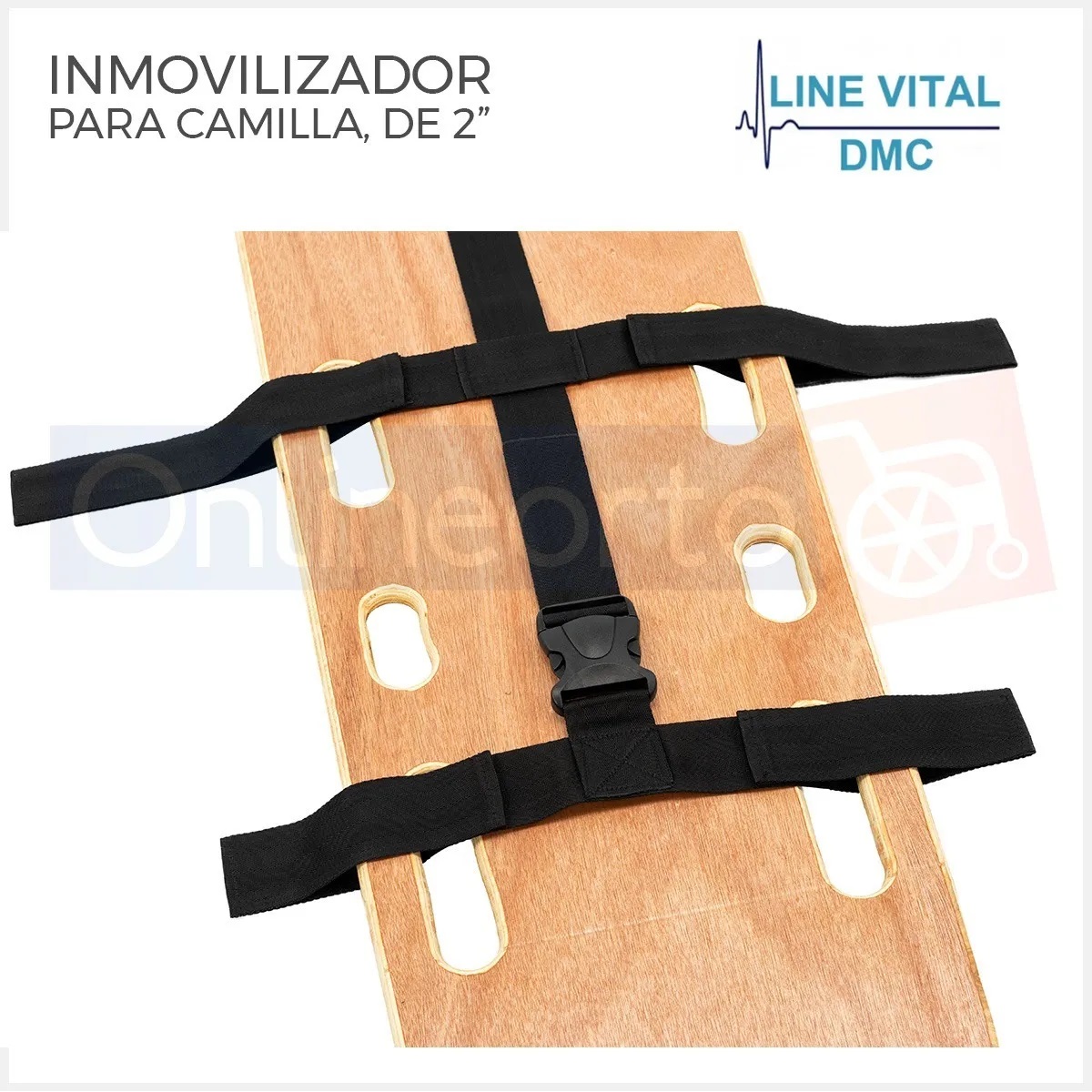 Inmovilizador Araña 10 Puntos Para Camilla Primero Auxilios