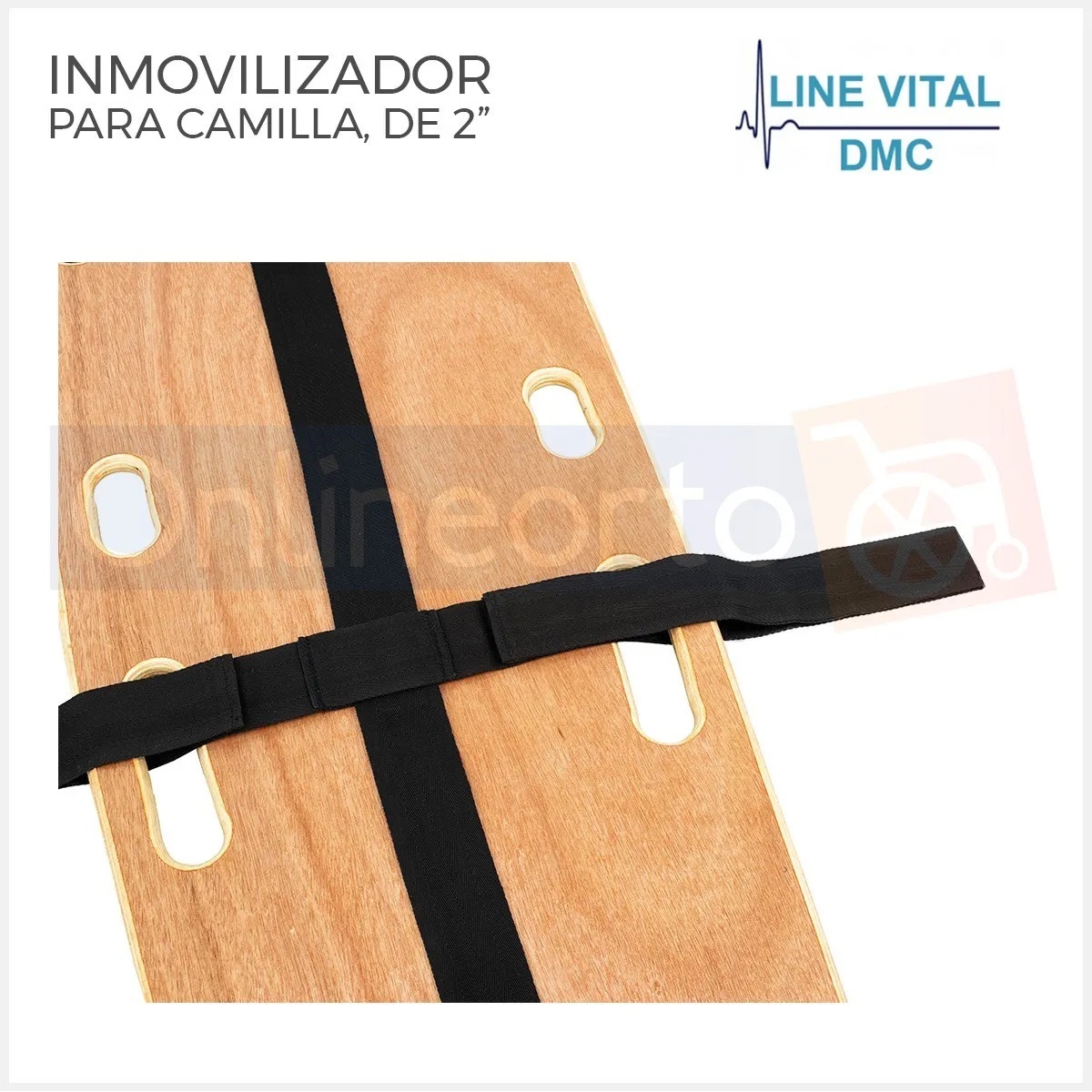 Inmovilizador Araña 10 Puntos Para Camilla Primero Auxilios