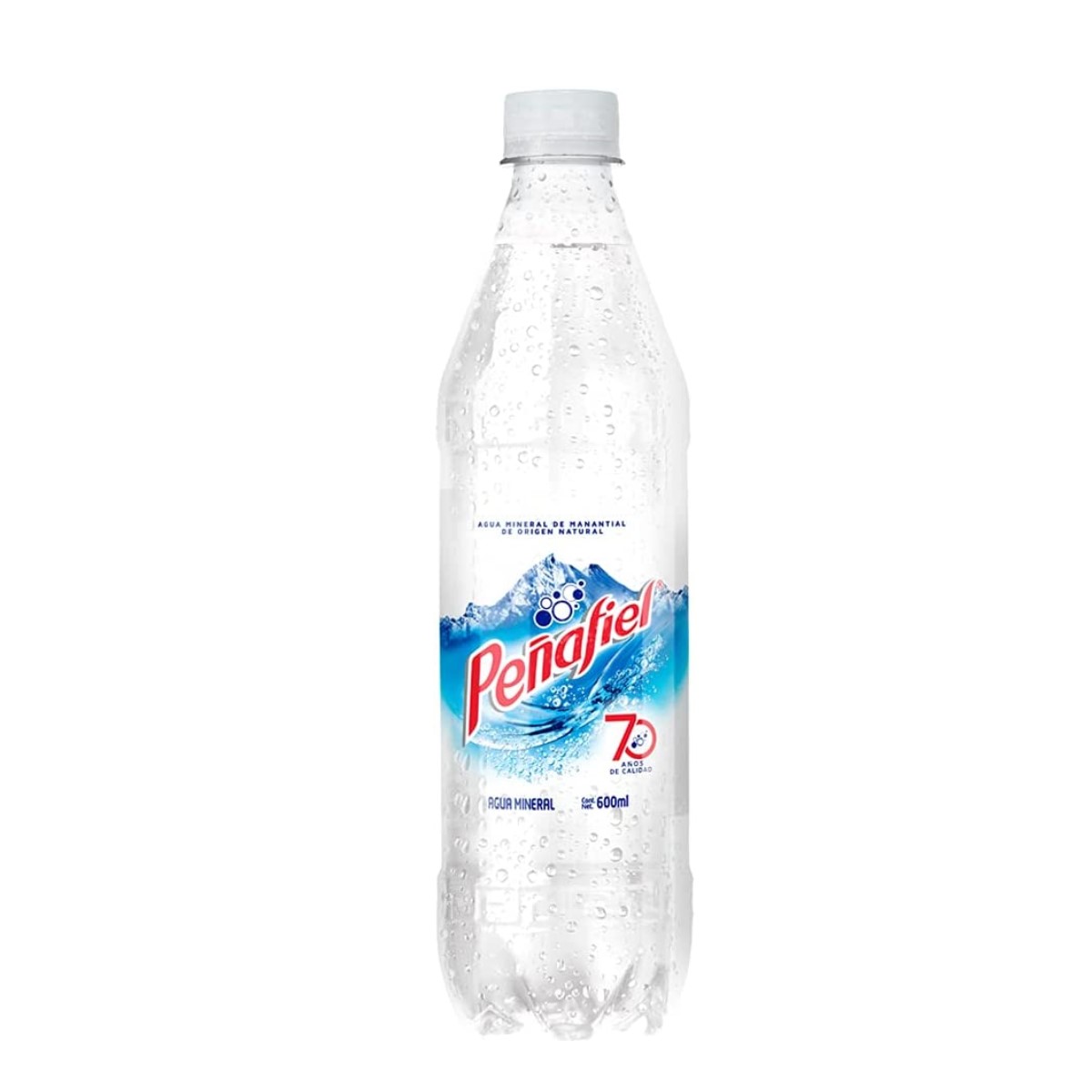Peñafiel Agua Mineral 12 Piezas Botellas de 600 ML C/U