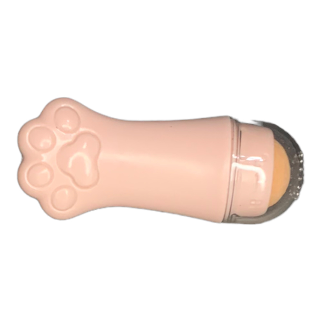 Roll On Rodillo Quita Grasa De Piedra Volcanica en forma de patita de Gato.