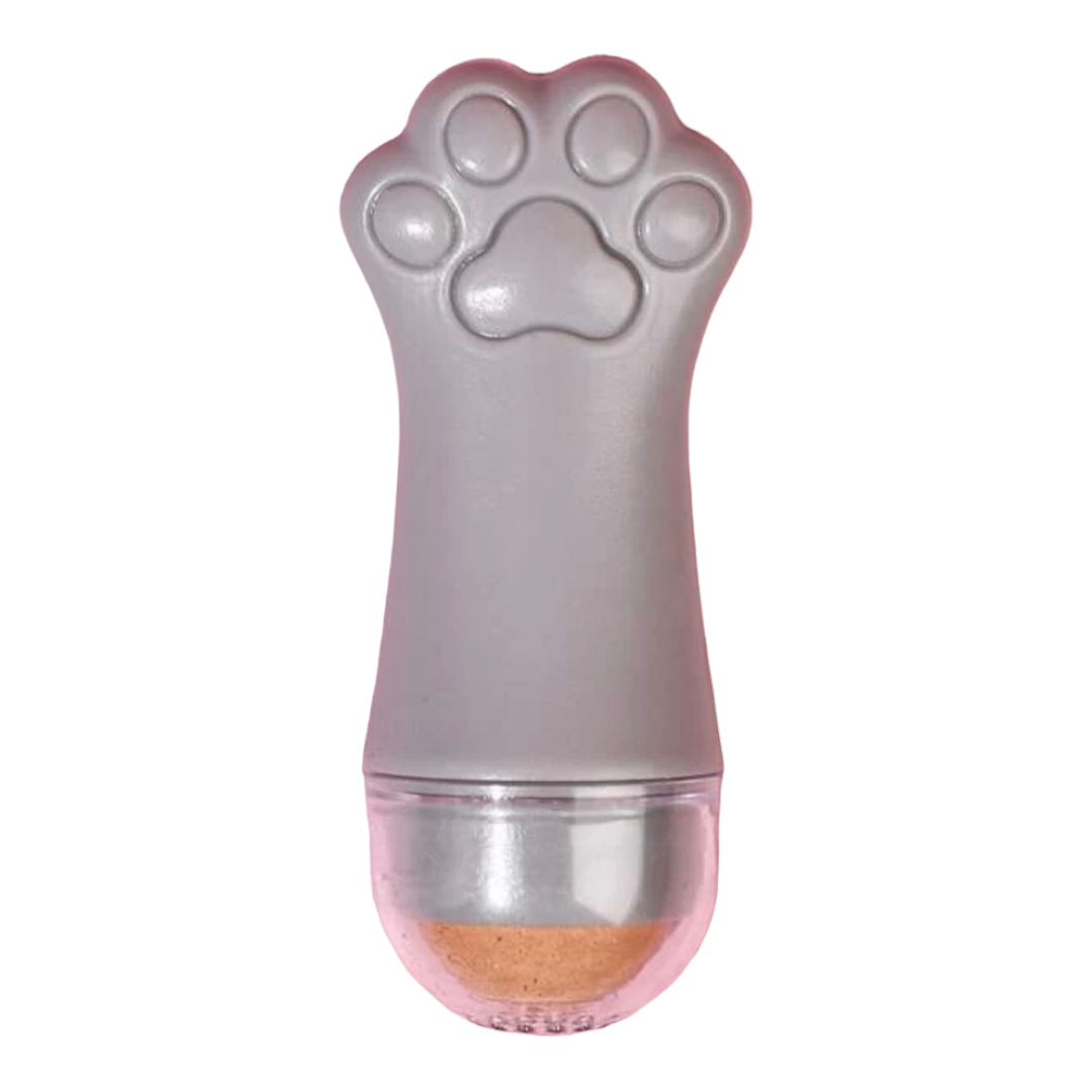 Roll On Rodillo Quita Grasa De Piedra Volcanica en forma de patita de Gato.