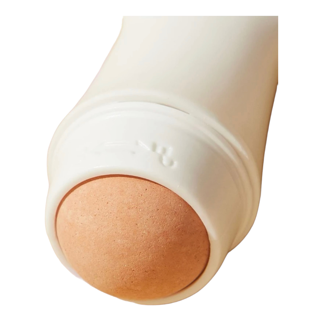 Roll On Rodillo Quita Grasa De Piedra Volcanica en forma de patita de Gato.