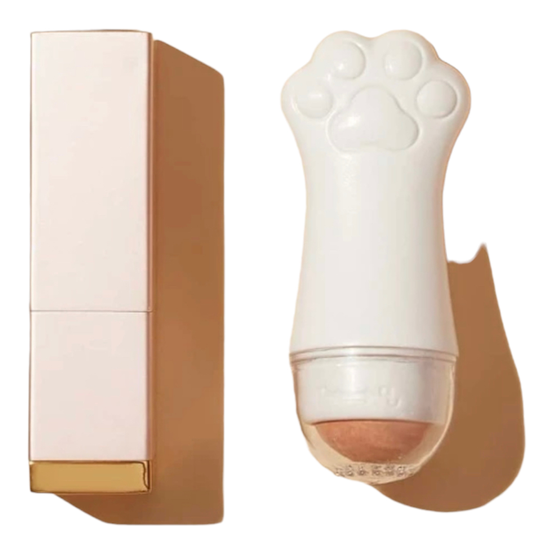 Roll On Rodillo Quita Grasa De Piedra Volcanica en forma de patita de Gato.