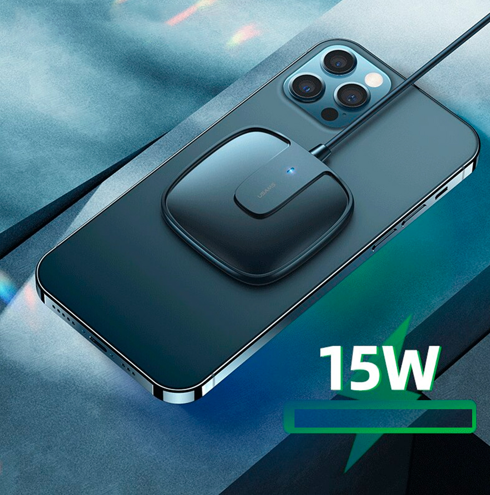 Cargador inalámbrico magnético CD159 (Negro)