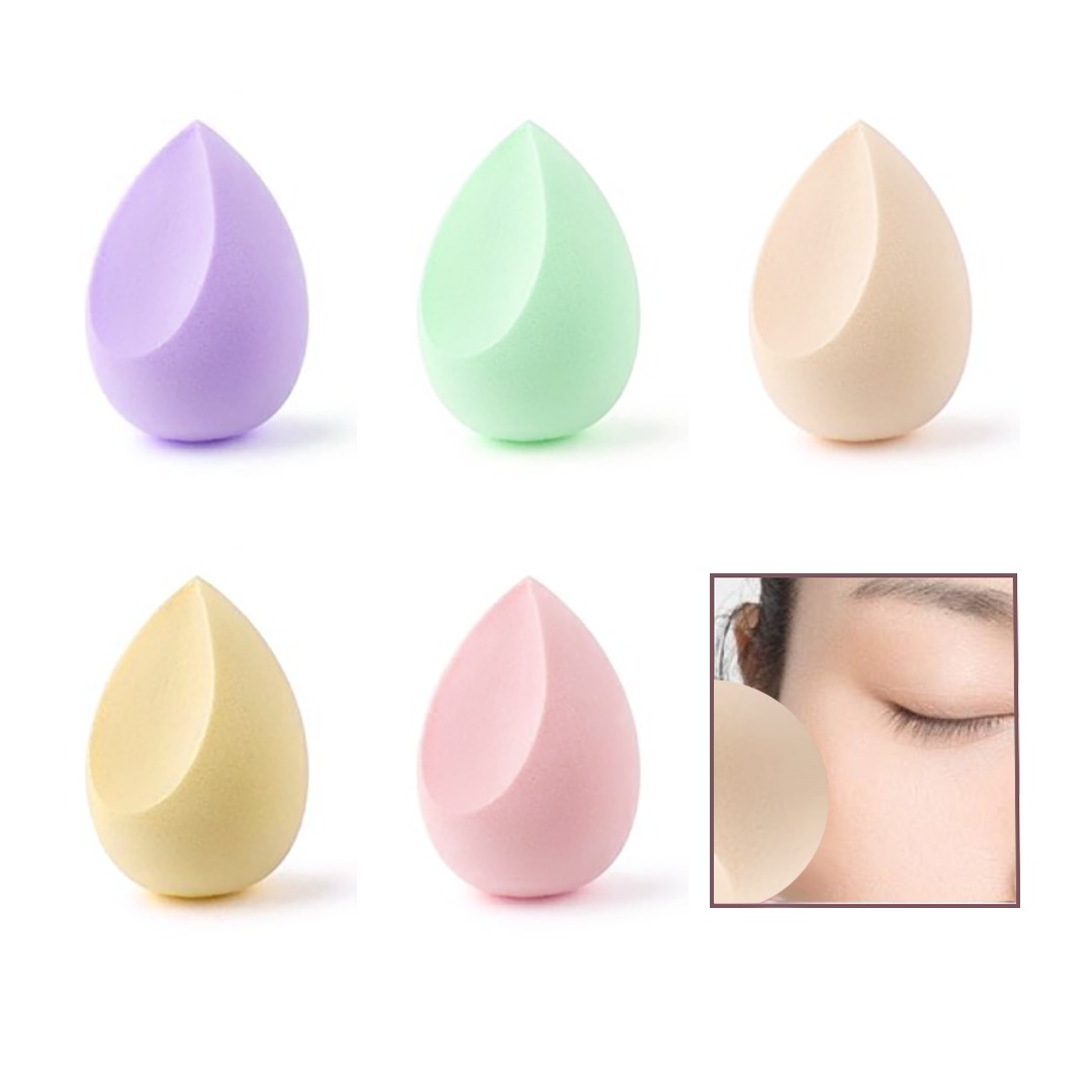 Esponjas Para Aplicación De Maquillaje Base Y Corrector