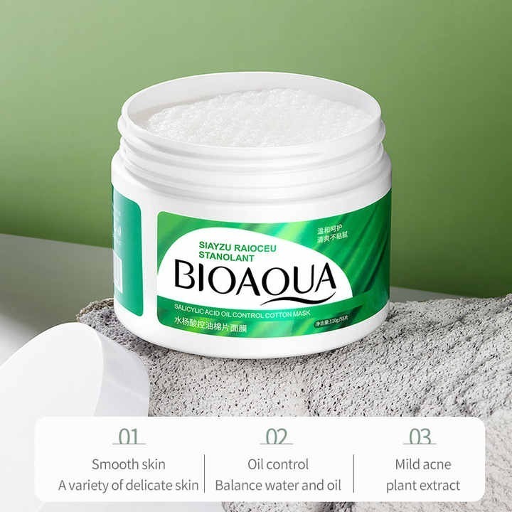 Mascarilla Toallitas Anti-acné Acido Salicilico Piel Grasa