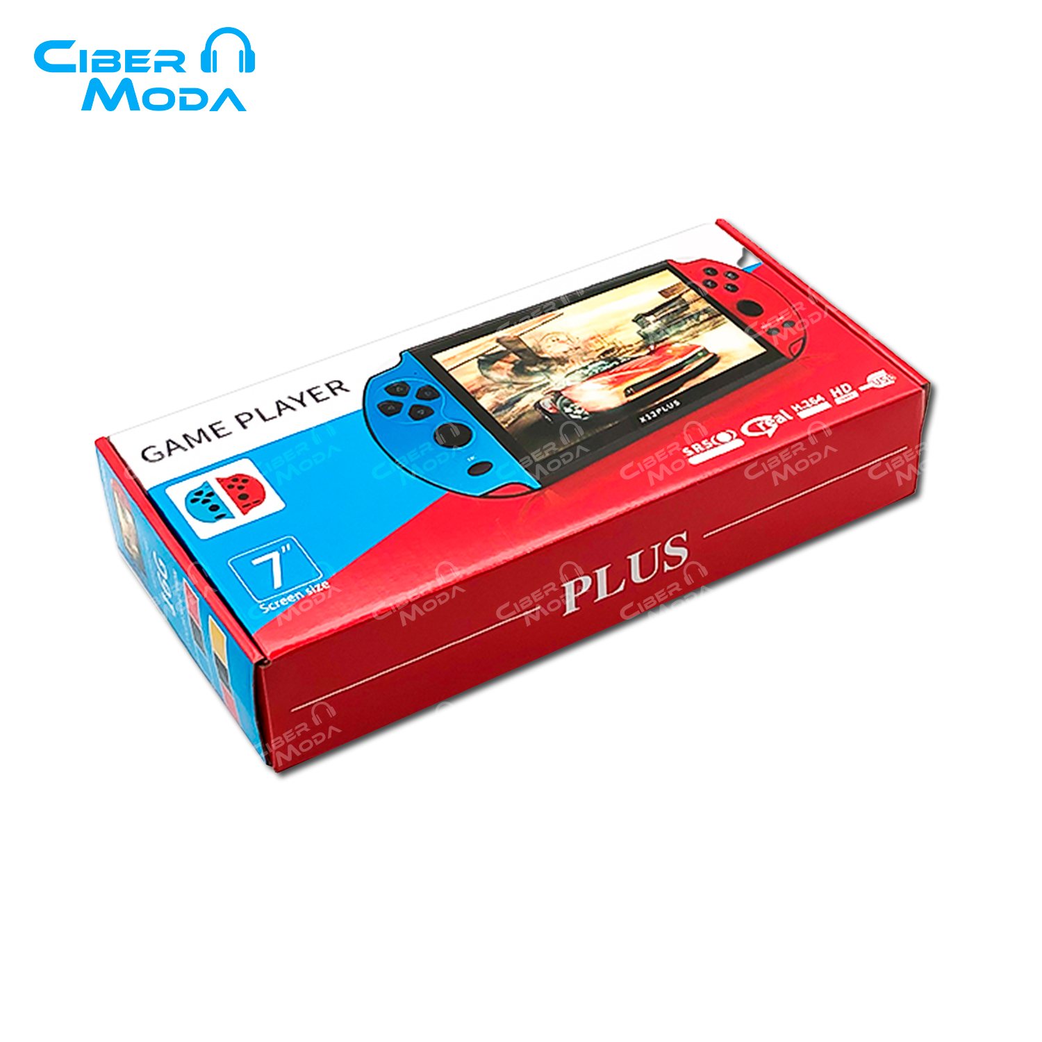 CONSOLA X12 PLUS PANTALLA GRANDE DE 7" PULGADAS RETRO INTEGRADOS