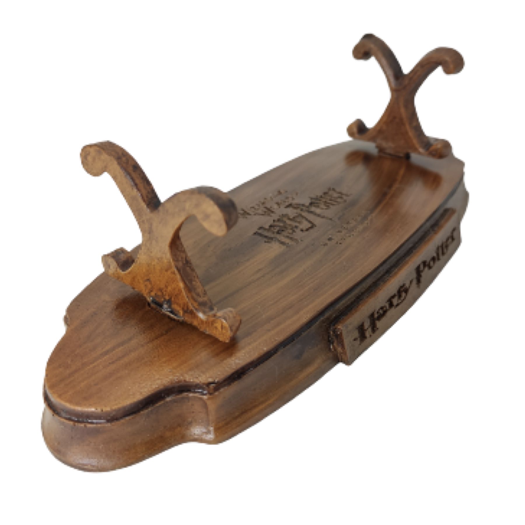 Animales Fantasticos Varita Núcleo de Metal Gellert Grindelwald + Base Resina Colección Harry Potter