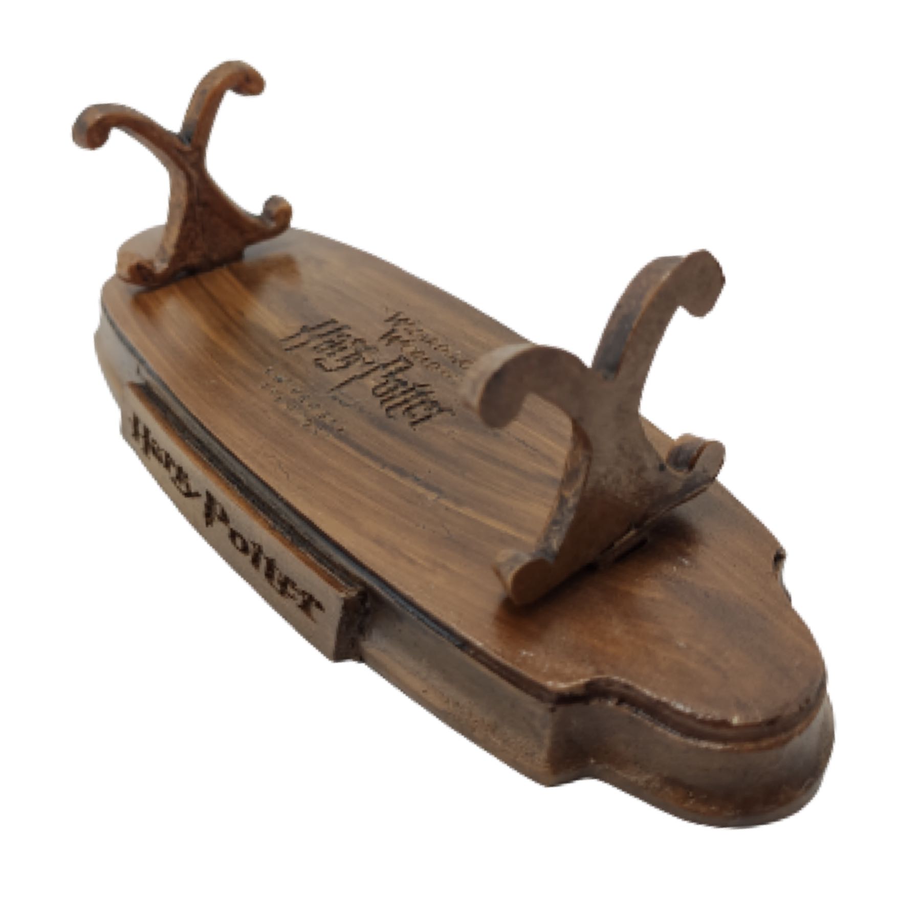 Animales Fantasticos Varita Núcleo de Metal Gellert Grindelwald + Base Resina Colección Harry Potter