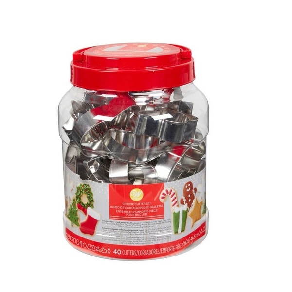 Set De Cortadores De Galletas Navideñas 40 Piezas Wilton 2308-0-0227