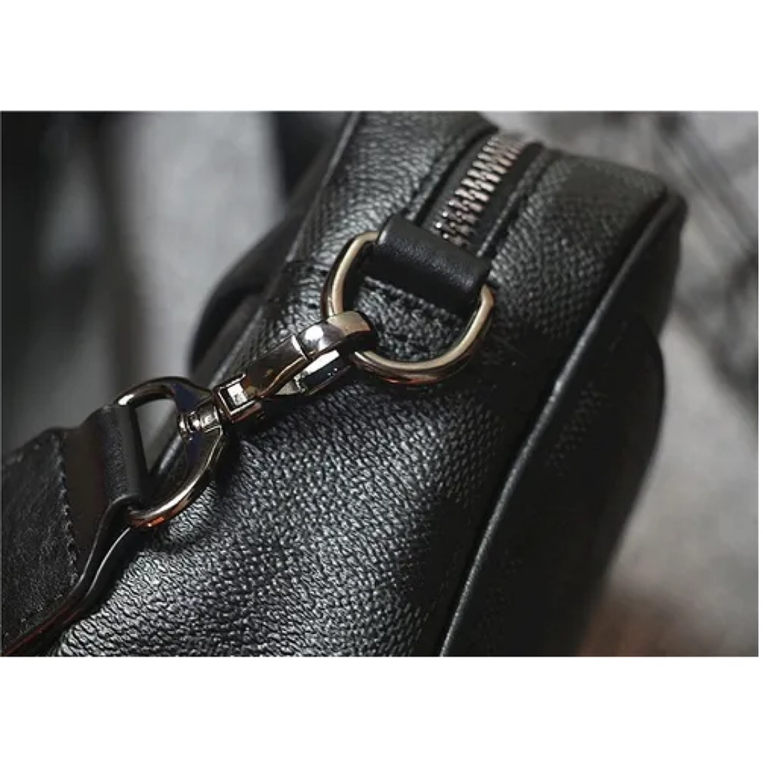 Bandolera De Cuero Para Hombre Bolso Crossbody Lujo Moderno  