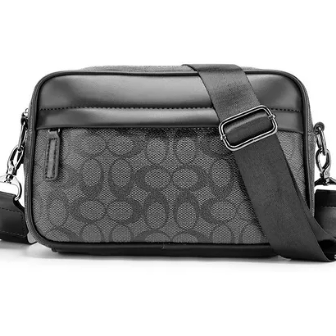 Bandolera De Cuero Para Hombre Bolso Crossbody Lujo Moderno  