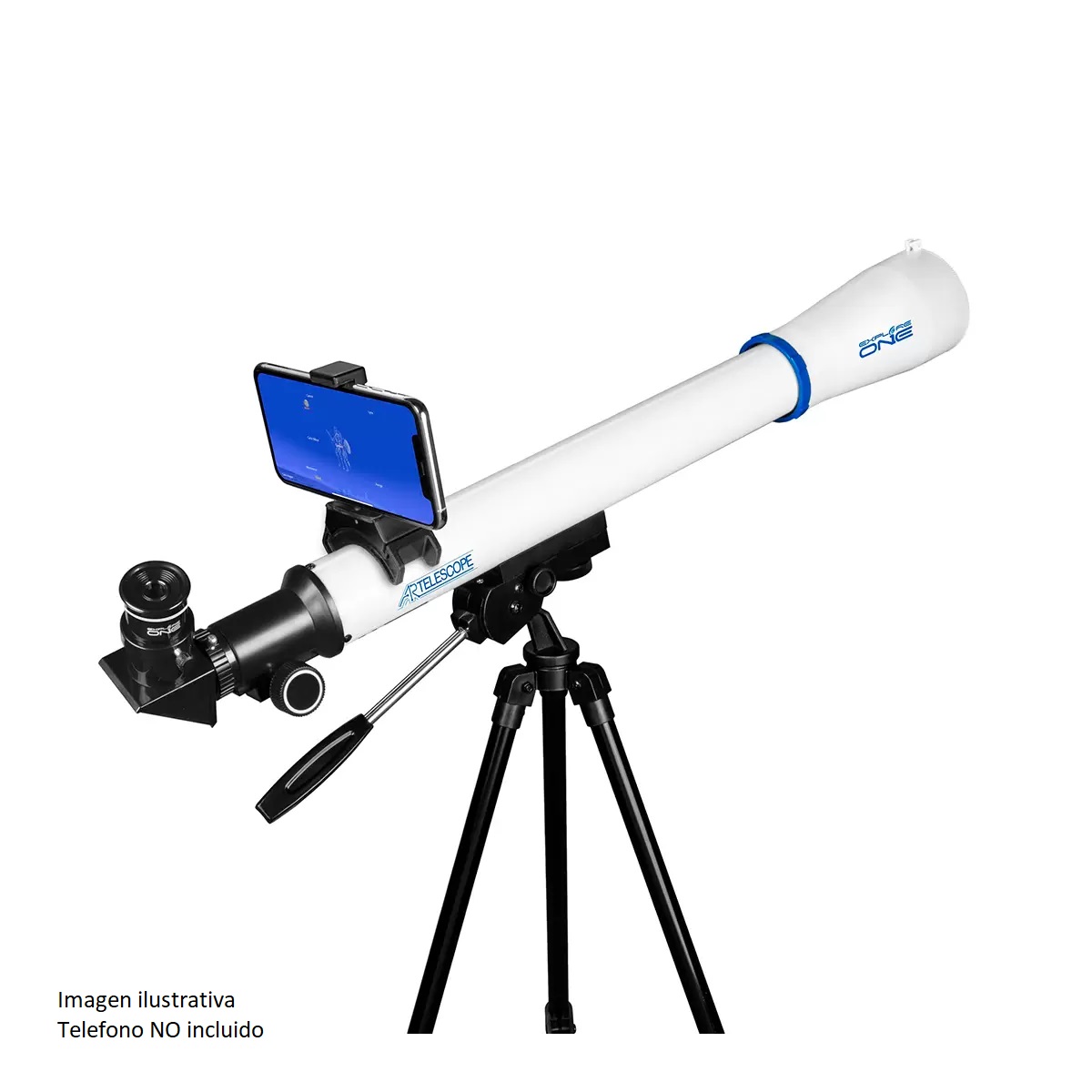 Telescopio Explore One Star50app Refracción 50mm - Blanco
