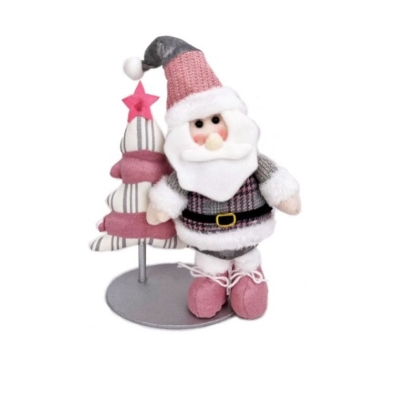 Adorno De Mesa Santa Claus Arbol Navideño