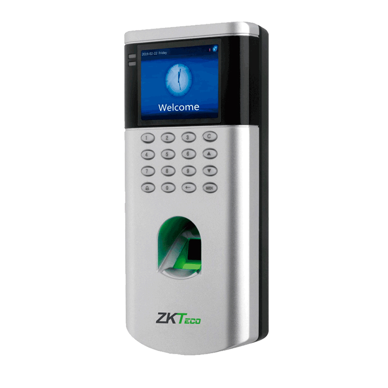 Control de Acceso para una Puerta / ZKTECO LF10KIT/ 1500 Usuarios / Incluye Electro-Imán / Botón de Salida / Montaje Tipo U para Puerta de Metal, Madera y Cristal con marco / 10 Tarjetas RFID 125 Khz