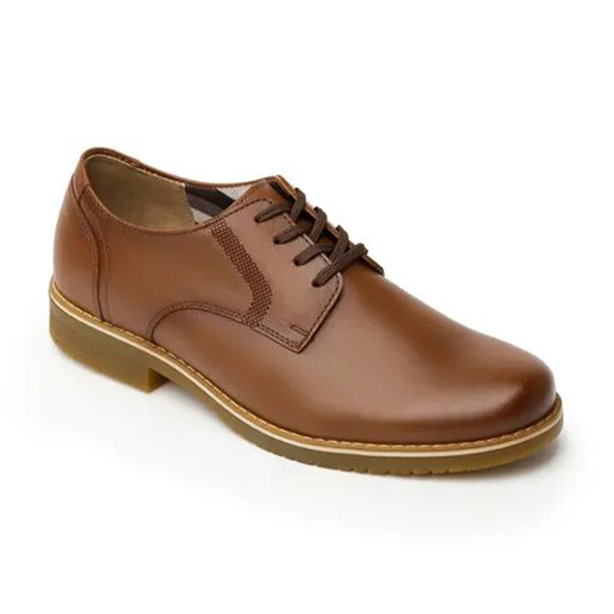 Zapatos De Vestir Derby Clasico Juvenil Flexi  50901 Tan Original