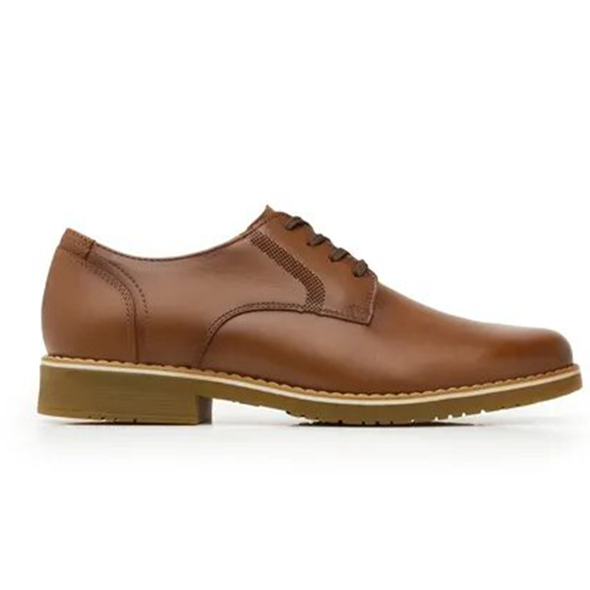 Zapatos De Vestir Derby Clasico Juvenil Flexi  50901 Tan Original