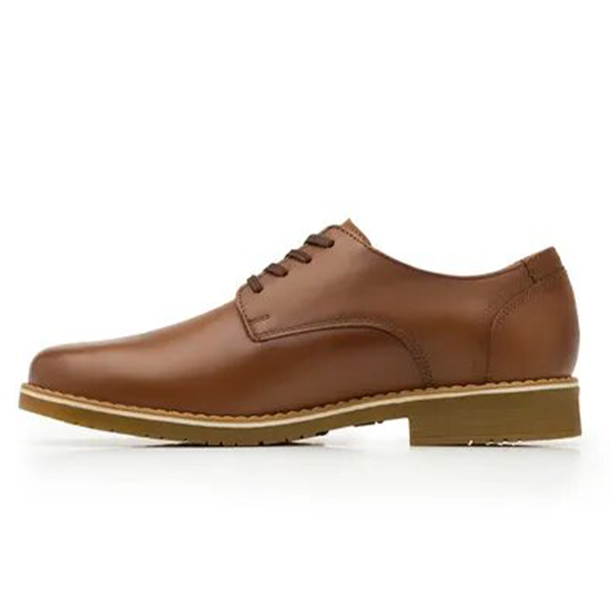 Zapatos De Vestir Derby Clasico Juvenil Flexi  50901 Tan Original