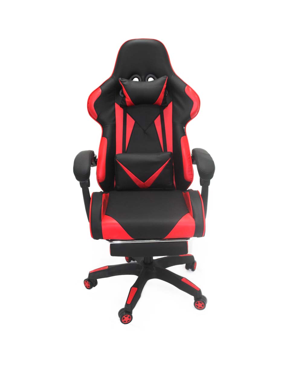  Silla Gamer Ghost Pc Reclinable Streamer Youtuber (Rojo)