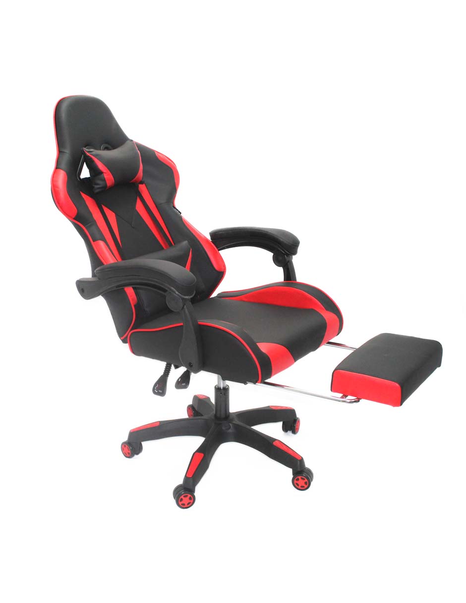  Silla Gamer Ghost Pc Reclinable Streamer Youtuber (Rojo)