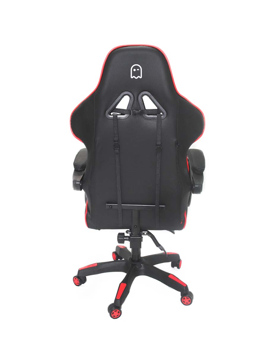  Silla Gamer Ghost Pc Reclinable Streamer Youtuber (Rojo)