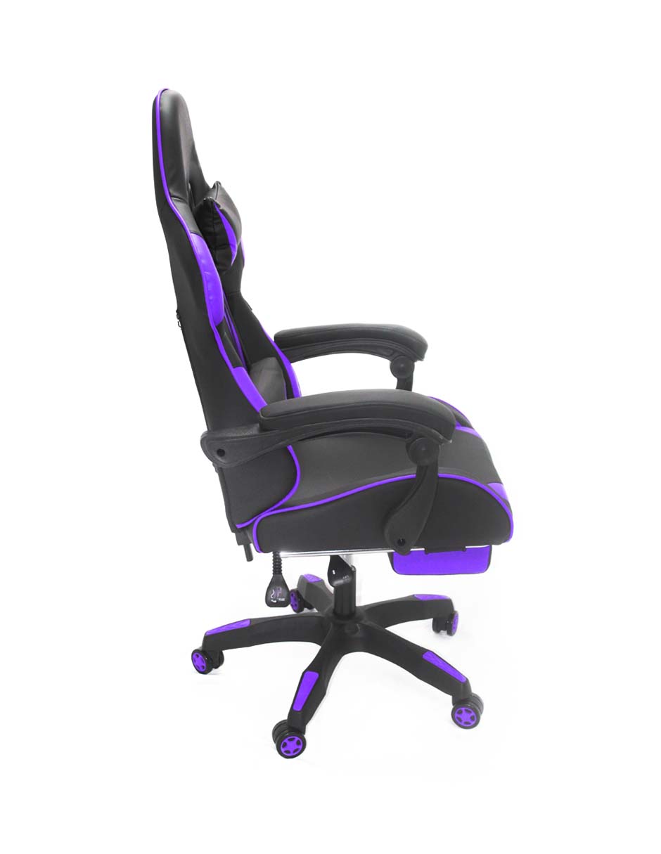  Silla Gamer Ghost Pc Reclinable Streamer Youtuber (Morada)
