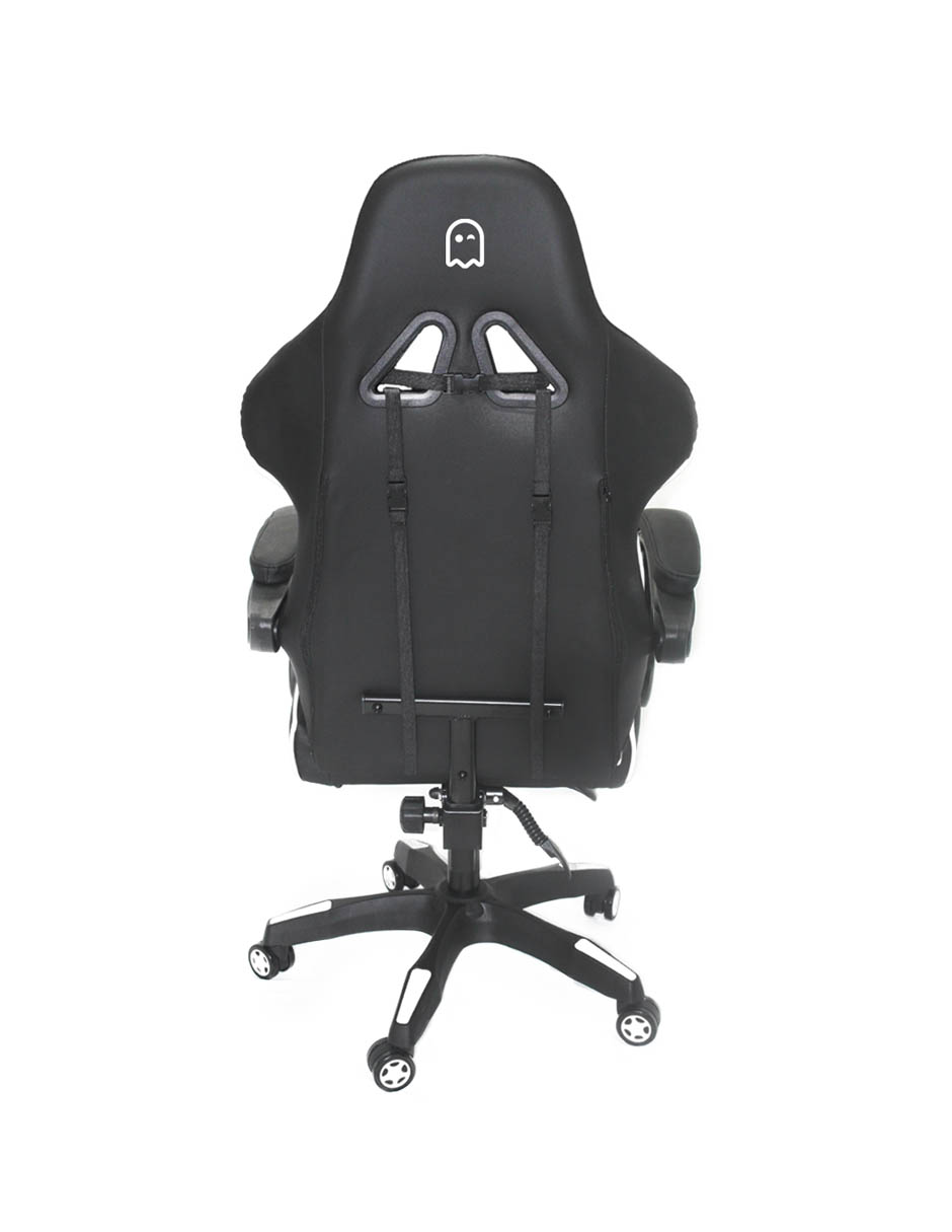  Silla Gamer Ghost Pc Reclinable Streamer Youtuber (Blanca)