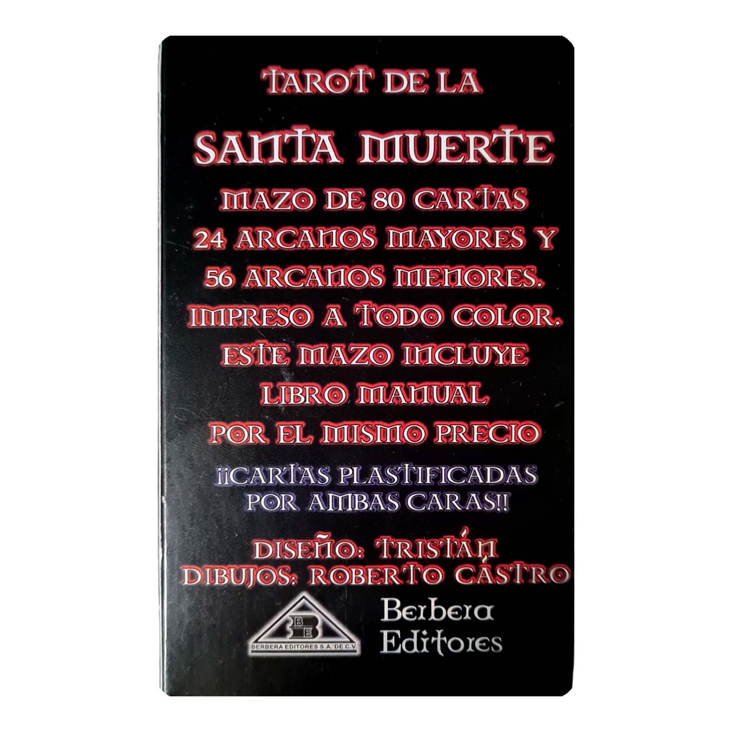 Tarot Santa Muerte Original Plastificado 80 cartas+instructivo