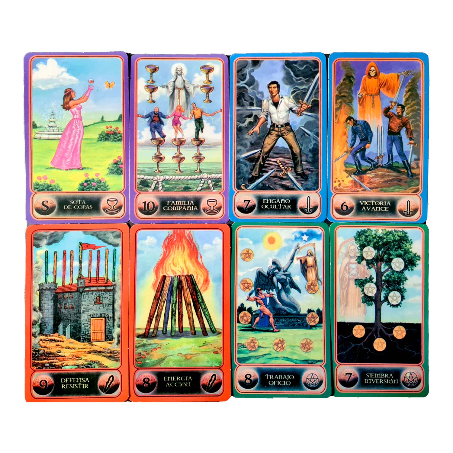 Tarot Santa Muerte Original Plastificado 80 cartas+instructivo