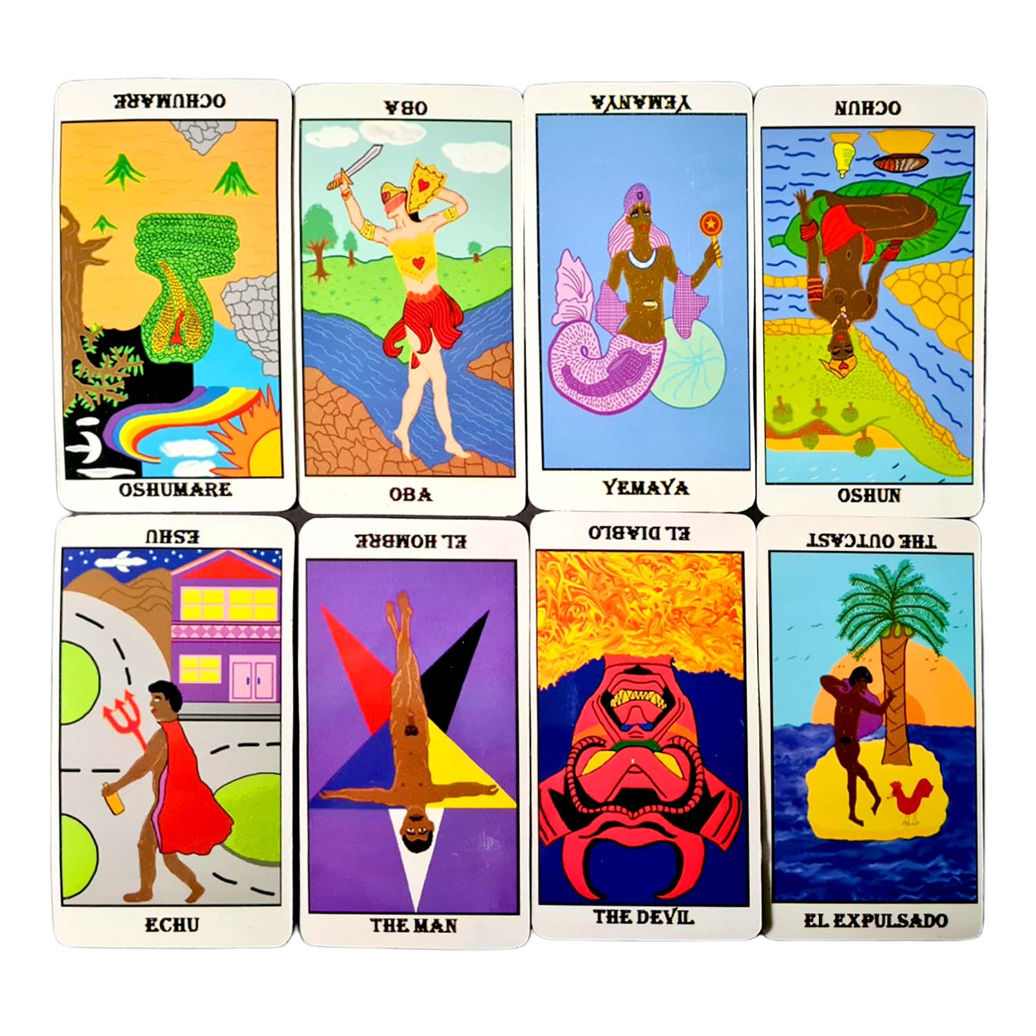 Tarot Santero Original Plastificado 24 cartas+libro manual
