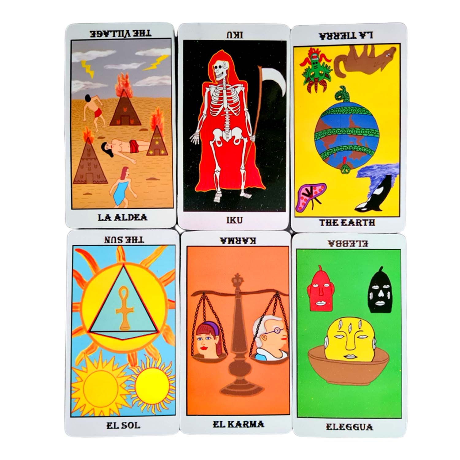 Tarot Santero Original Plastificado 24 cartas+libro manual