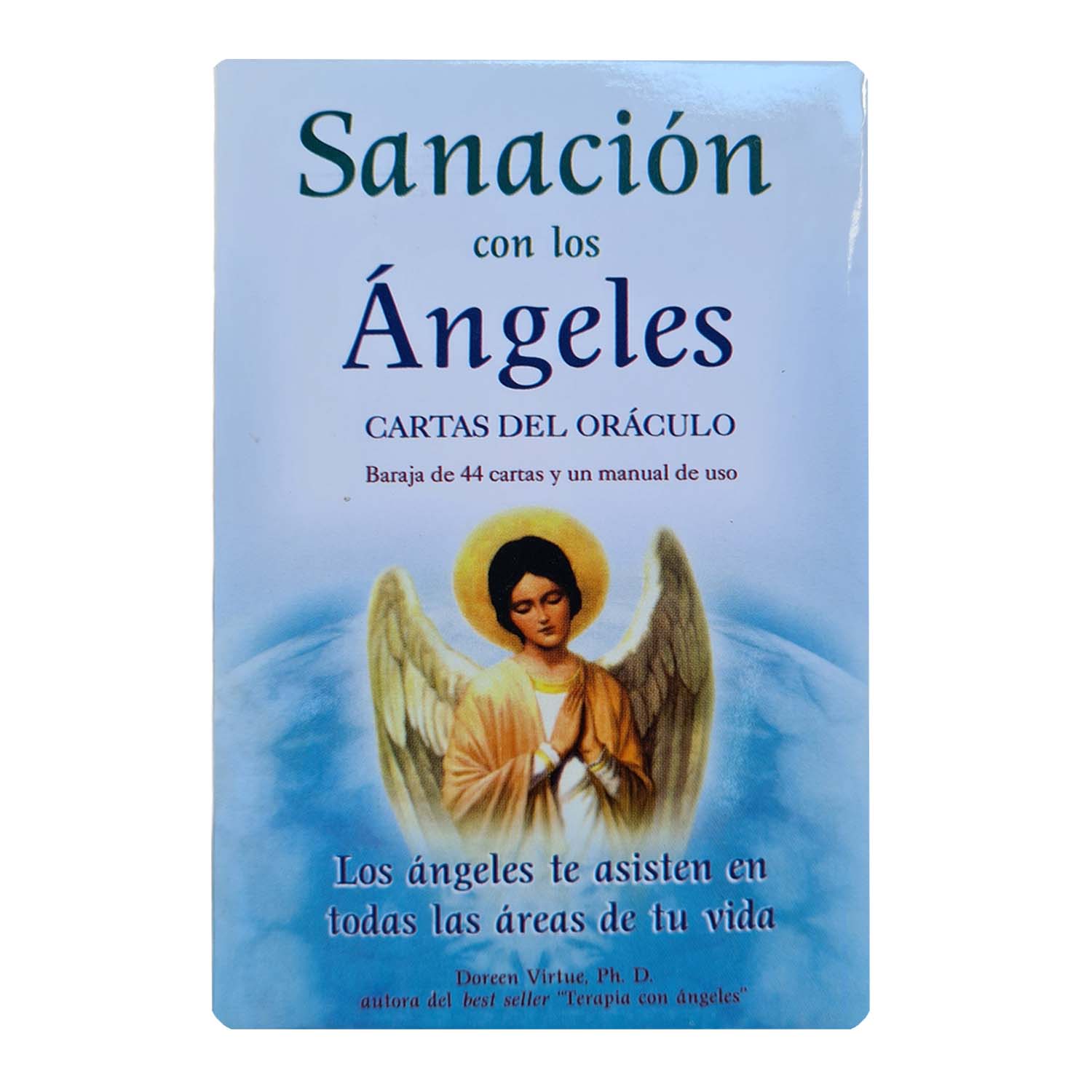 Tarot Oráculo Sanación Con Los Ángeles 44 cartas Plastificadas manual