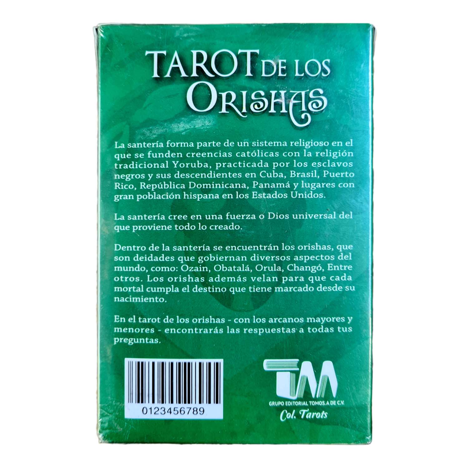 Tarot De Los Orishas 74 Cartas Plastificadas + instructivo