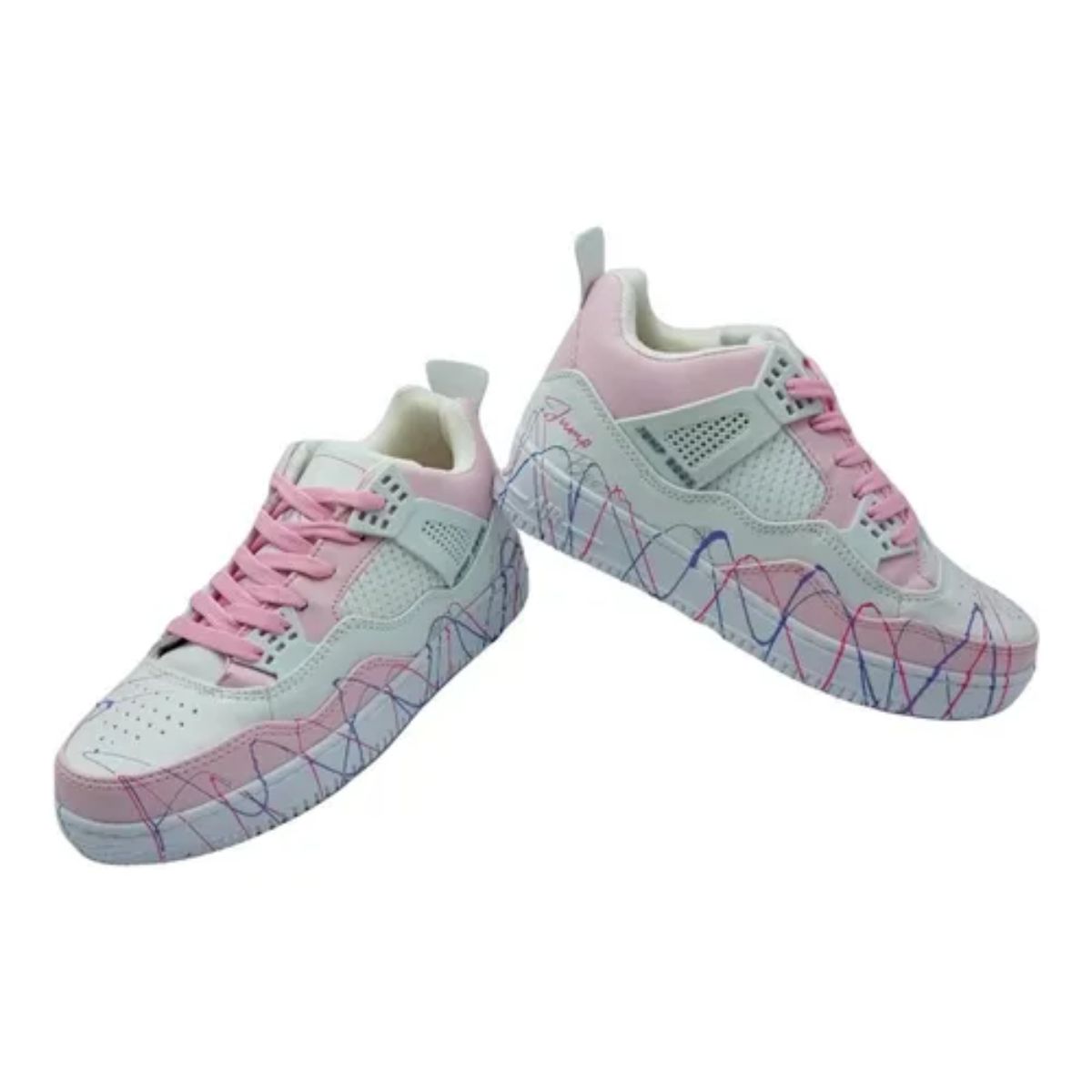 Tenis Casual De Moda Para Mujer Con Estilo Urbano 1015