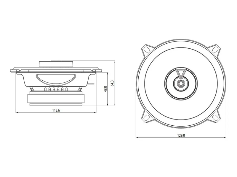 Jgo De Bocinas Jbl Modelo Gto X5 De 5 A 45 Watts Rms