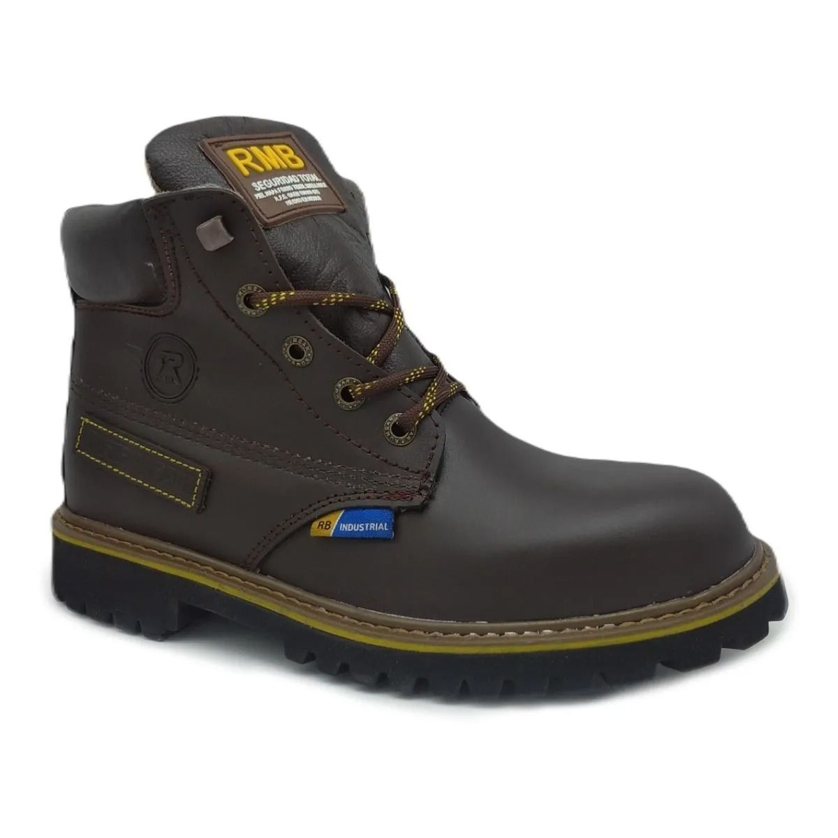 Bota de Piel Industrial Sin casquillo Cosida y Resistente 721