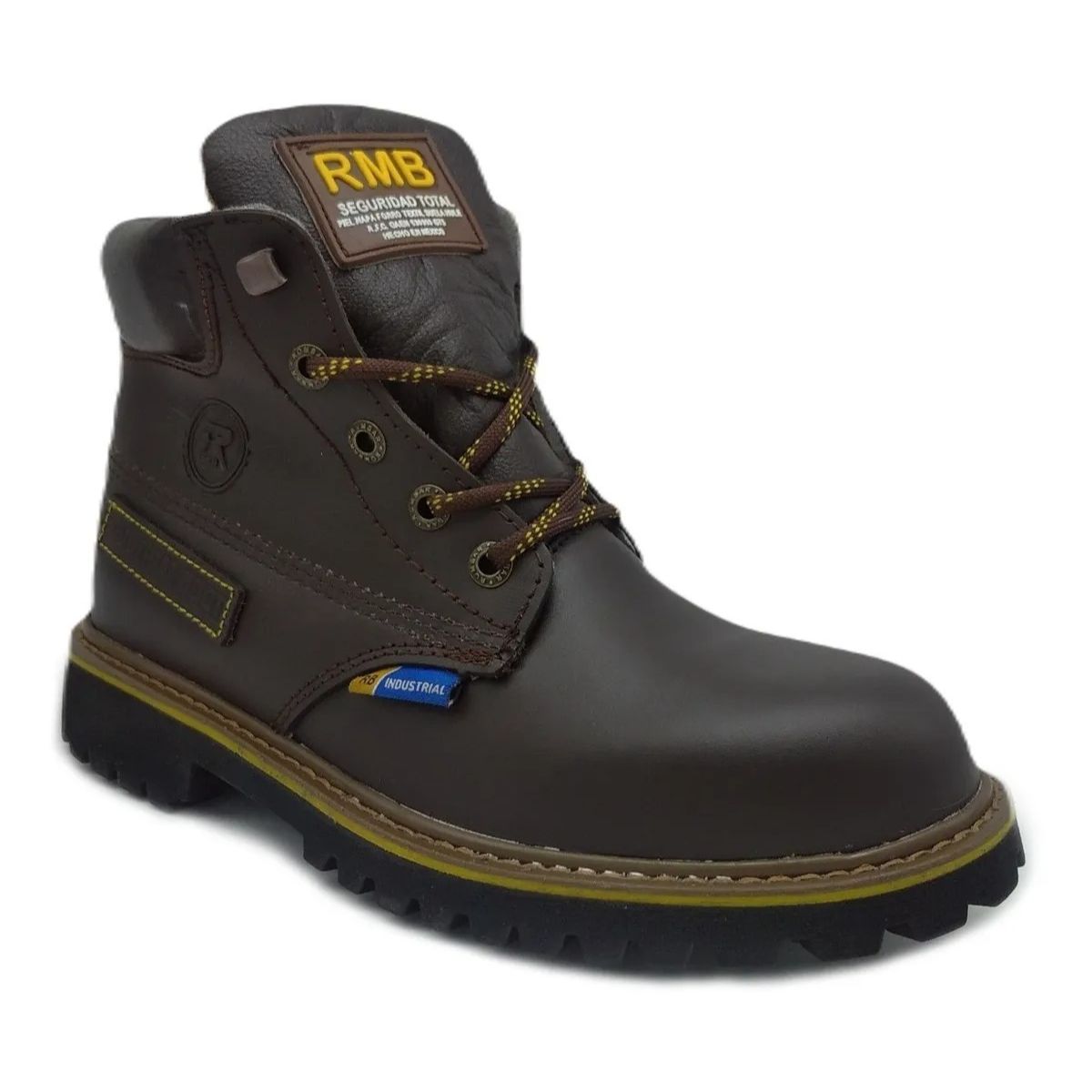 Bota de Piel Industrial Sin casquillo Cosida y Resistente 721