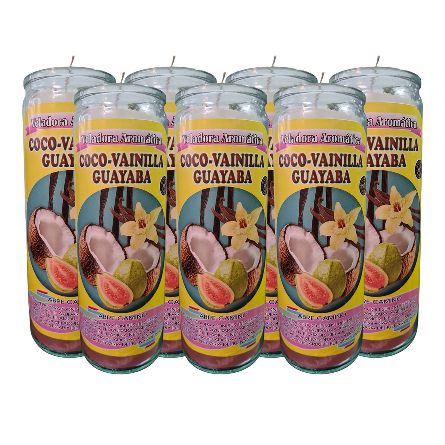 Veladora Abrecaminos 7 Pack Preparadas Amor Éxito Dinero