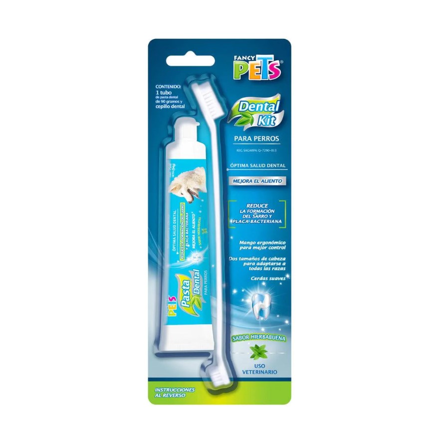 Kit Dental Pasta Y Cepillo Para Perros De 90 Gr Fancy Pets®