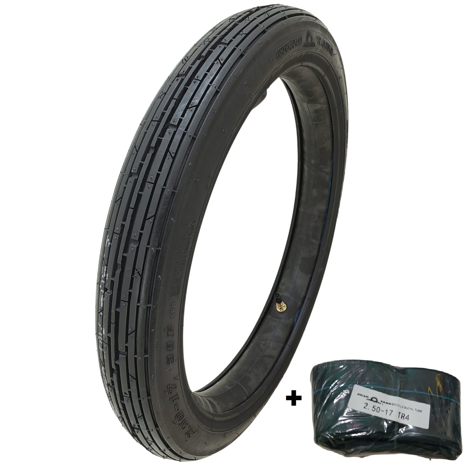 Llanta 2.50-17 H615 Chaoyang + Camara