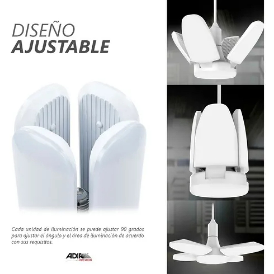 Lampara Led 60w Tipo Ventilador Alta Luminosidad Foco Luz