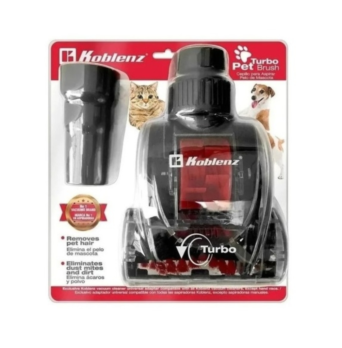 COMBO KOBLENZ ASPIRADORA WD-2.5 MA/CEPILLO ASPIRADOR PELO DE MASCOTAS ENDY2