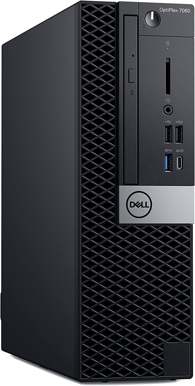  PC DELL TINY7060 Intel i7-8 a 3.2 Ghz con 16 GB y 500 GB HDD y Monitor de 19p Equipo clase A, Reacondicionado