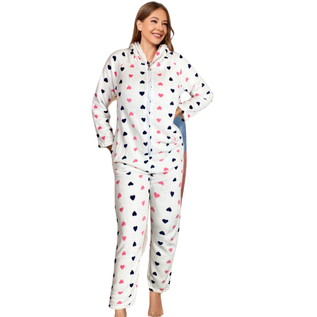 Pijama Mameluco Para Dama Capucha Estampadoscosplay Kigurumi PIJ-037