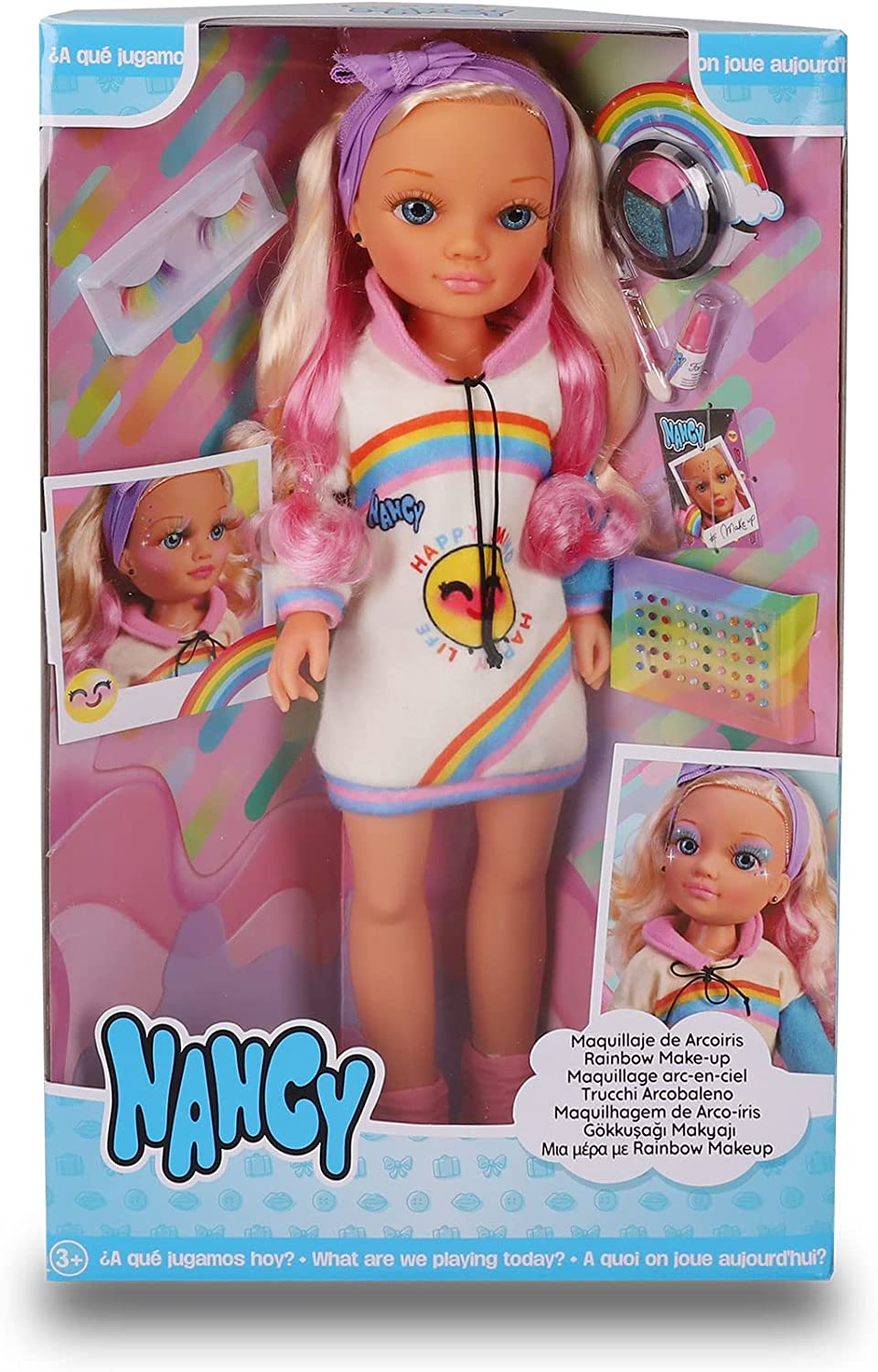 Nancy Un Día Con Maquillaje Arcoiris