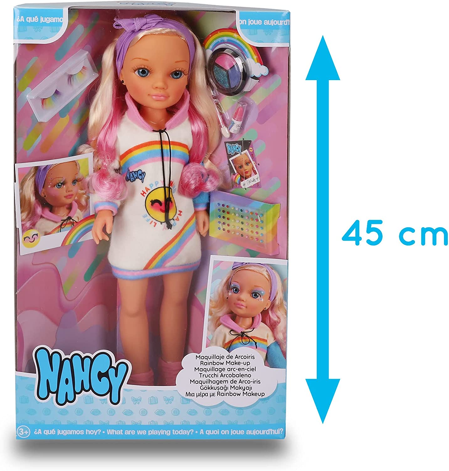 Nancy Un Día Con Maquillaje Arcoiris