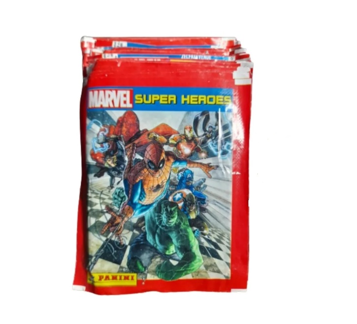 Paquete de 50 Sobres del album Marvel Super Heroes - Panini