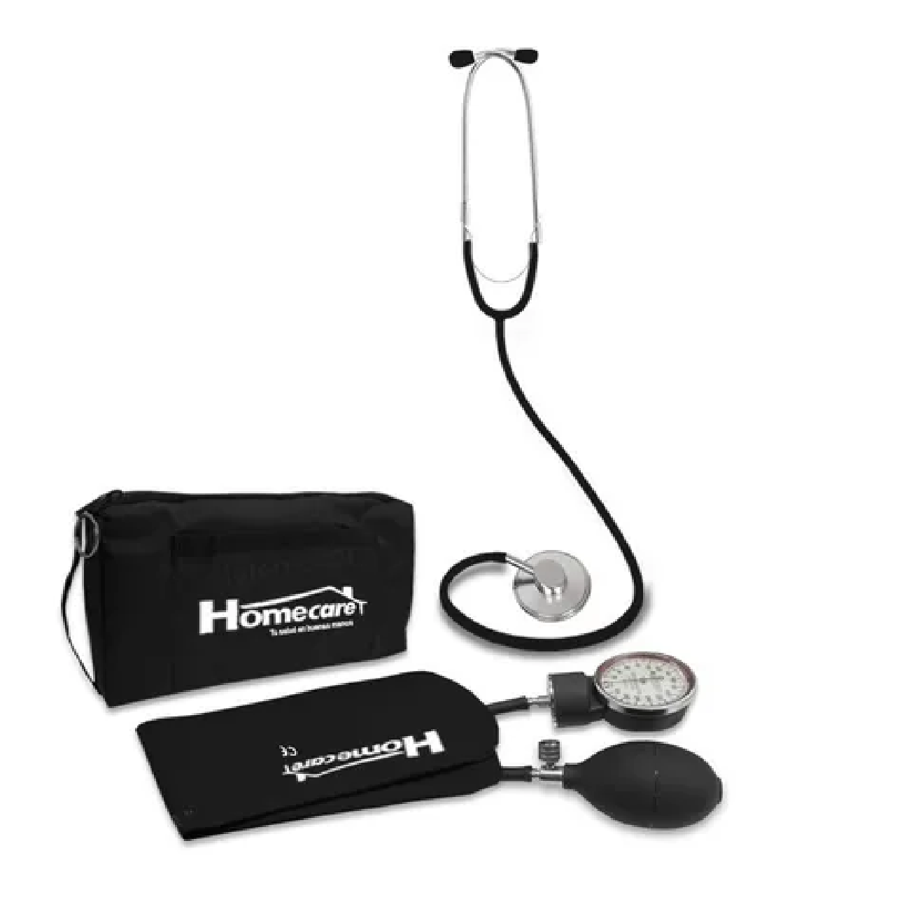 Kit Baumanómetro Con Estetoscopio Simplex Negro